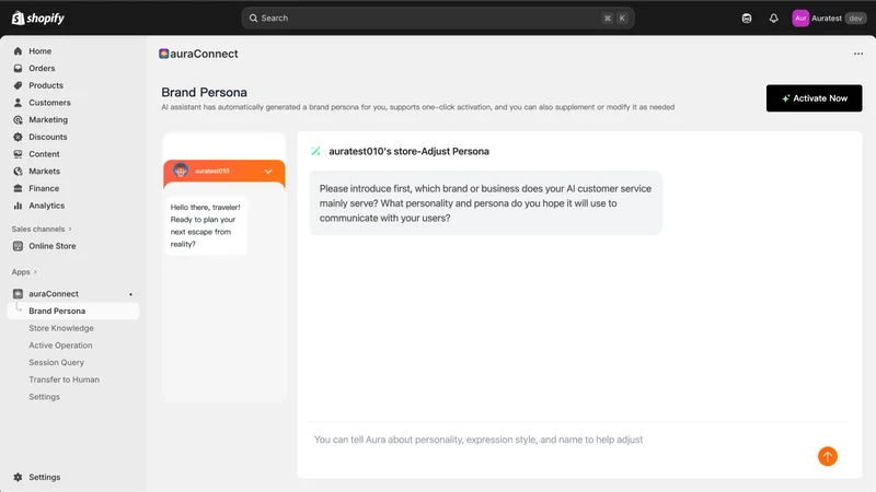 Aura Connect: Proactive Guide