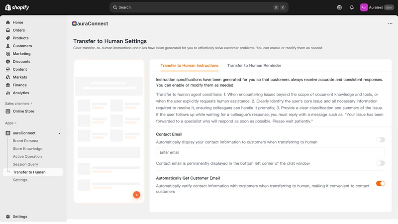 Aura Connect: Proactive Guide