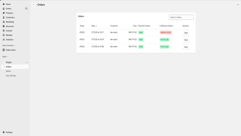 Shippiz: Smart Shipping Rates