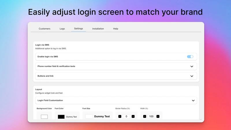 OTP+ B2B SMS & Social Login