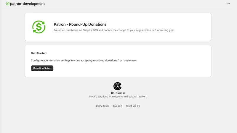 Patron: Round Up Donations