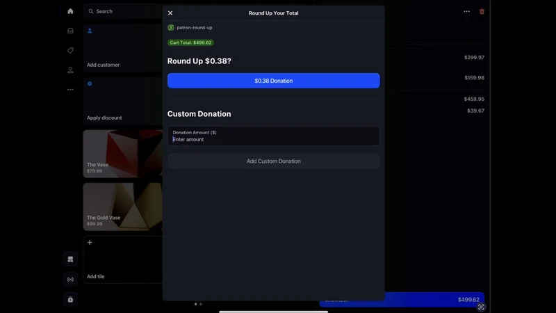 Patron: Round Up Donations