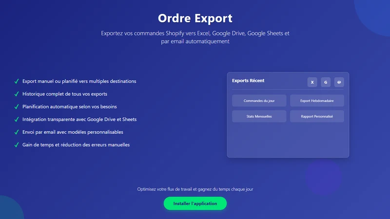 Konnectic Order Export