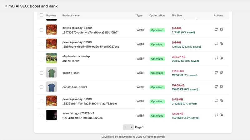 mO AI SEO ‑ Speed Optimization