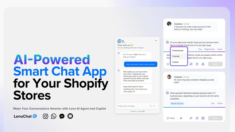 LenoChat:Live Chat &AI Chatbot