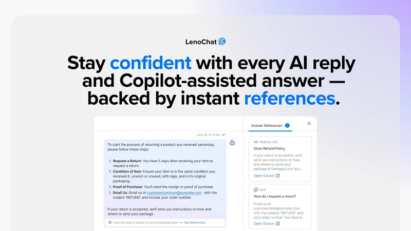 LenoChat:Live Chat &AI Chatbot