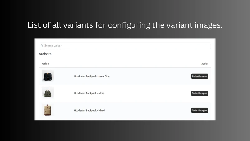 Imgix: Variant Multiple Images