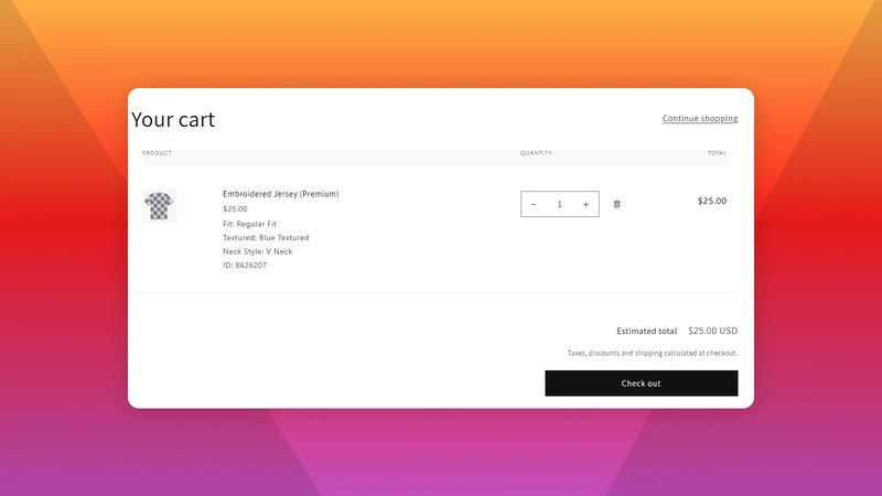 CT Infinite Product Options