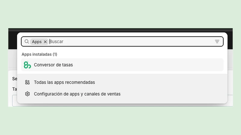 Conversor de tasas
