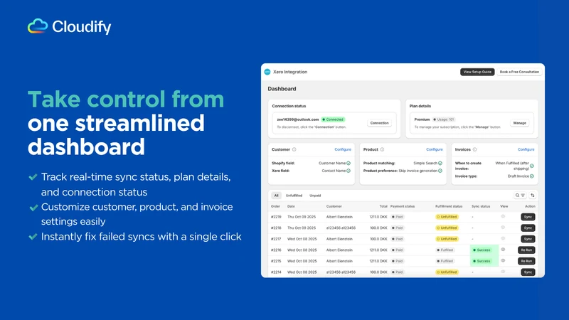 Xero Integration by Cloudify
