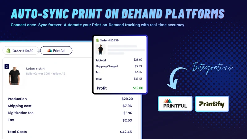 Syncost: Profit Tracker & P&L