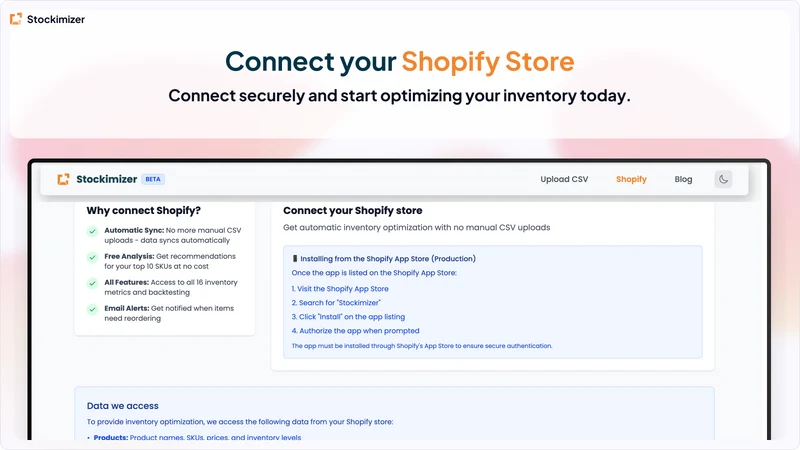 Stockimizer