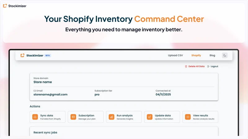 Stockimizer