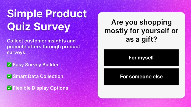 Quizza: Product Quiz Builder