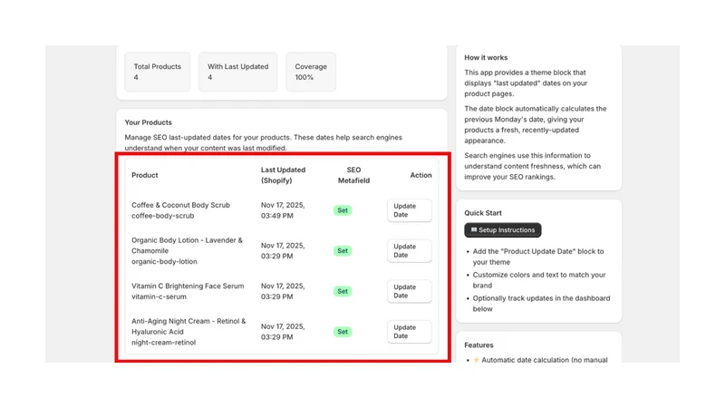 Timestamp Updater‑Google SEO