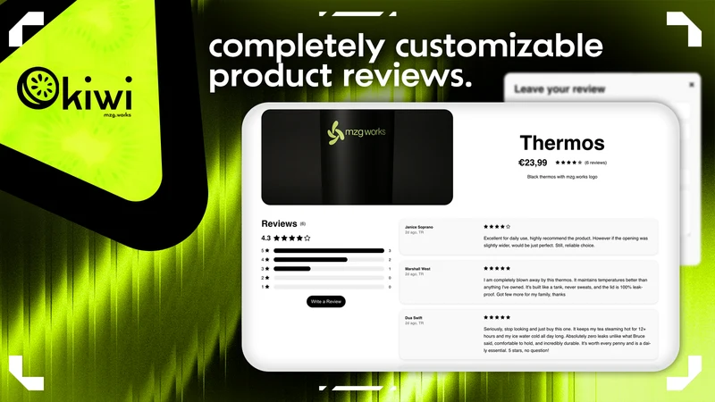 Kiwi ‑ Product Reviews