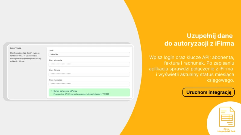 iFirma | Integracja WP Desk