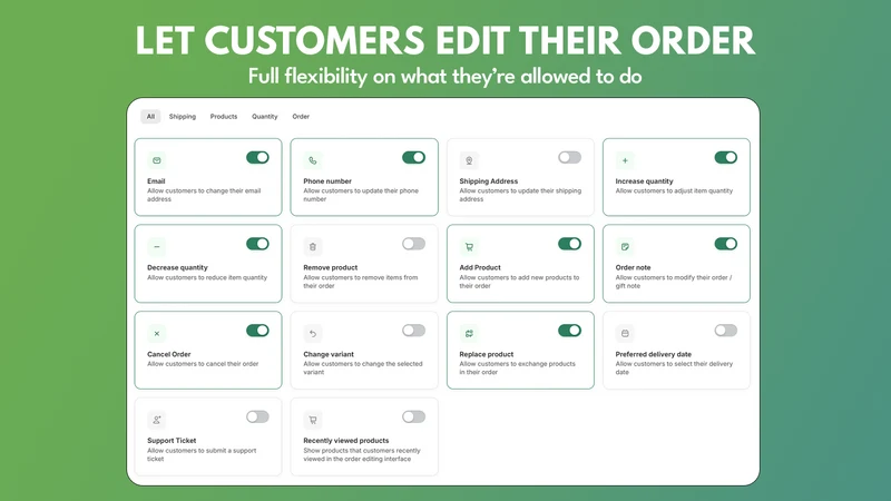 Amendify ‑ Order Edit & Upsell
