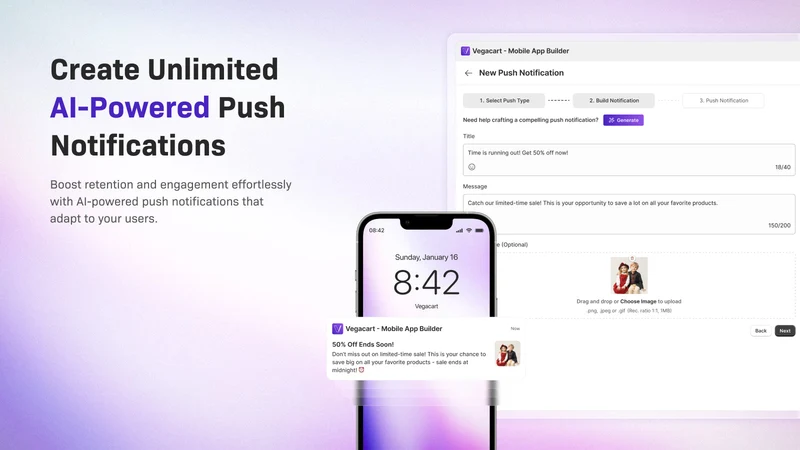 Vegacart – Mobile App Builder
