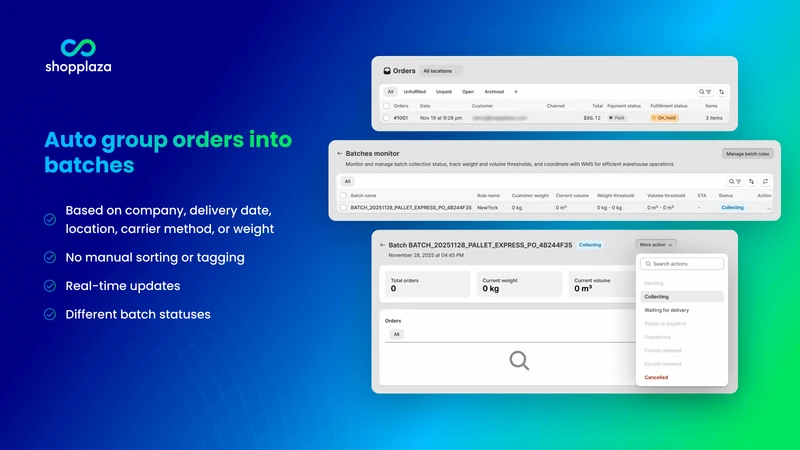 SP Smart Shipping & Batching