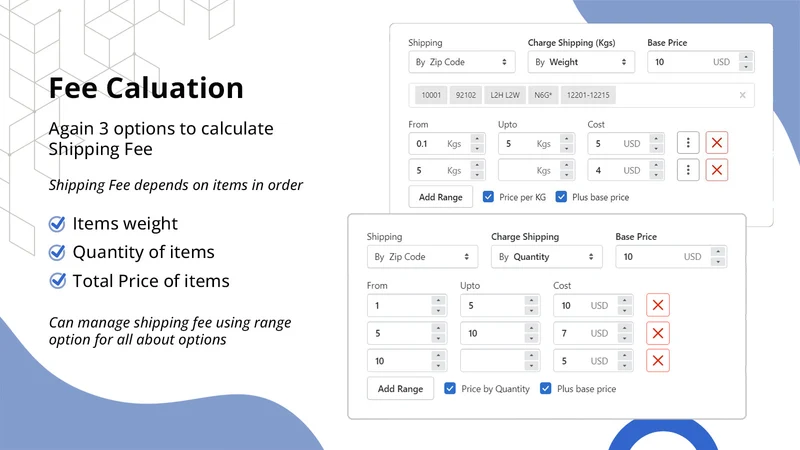 Advanced Shipping Rates