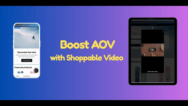 ReelWise: Video Upsell & Bar