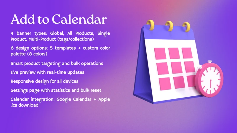 DMJ ‑ Simple Add to Calendar