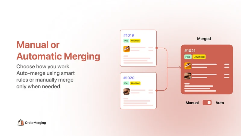 Order Merging ‑ Combine Orders