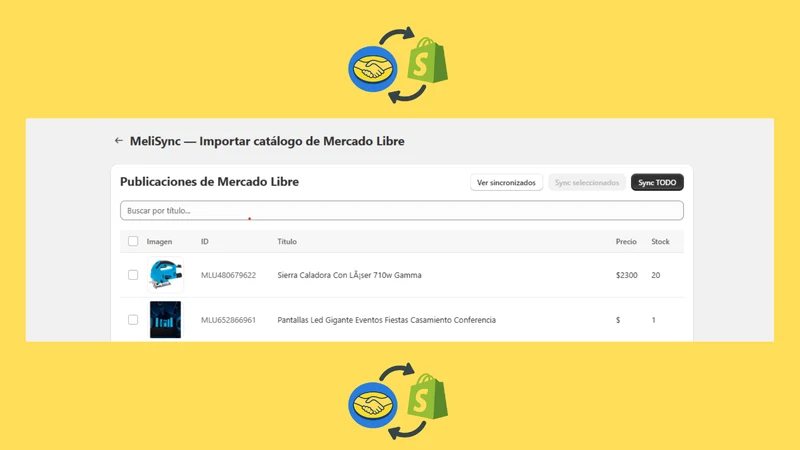 MeliSync ‑ Mercadolibre SYNC