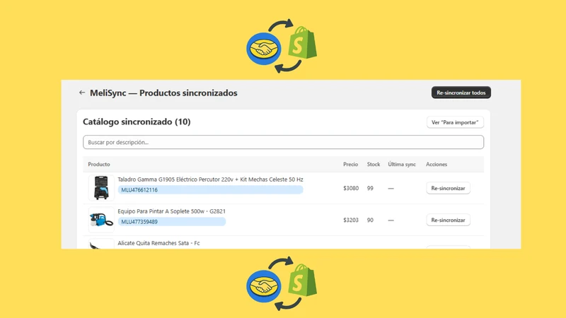MeliSync ‑ Mercadolibre SYNC