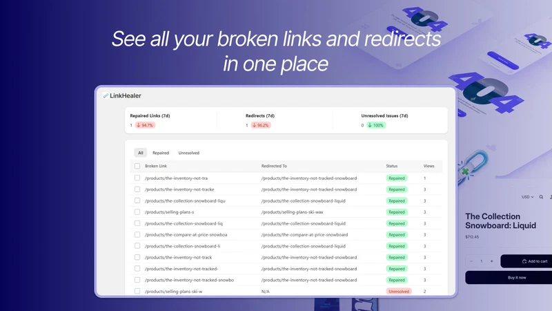 LinkHealer ‑ Auto 404 Fixer