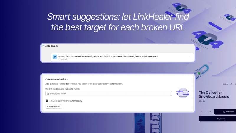 LinkHealer ‑ Auto 404 Fixer