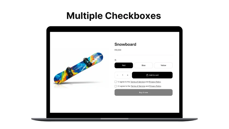 Checkbox Assistant: Terms Box