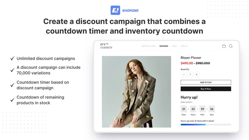 ShopOne Bulk Discount Sales
