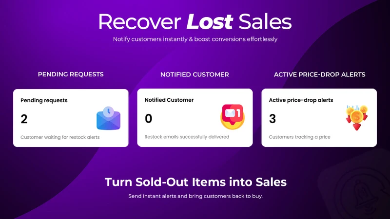 ShopStack Restock Alert App