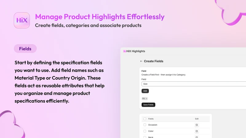 HiX ‑ Product Highlights