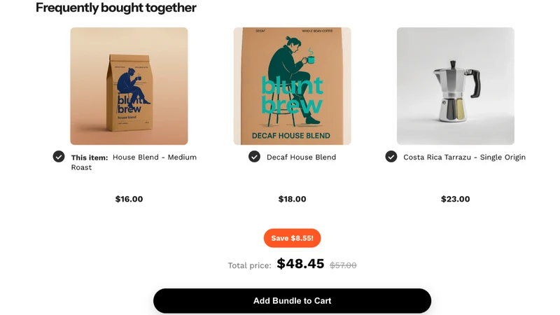 Cart Uplift: AI Upsells & FBT