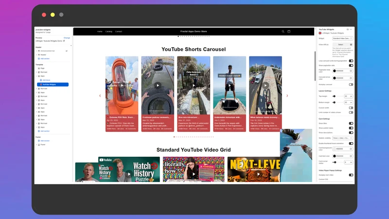 UWidget: YouTube Widgets