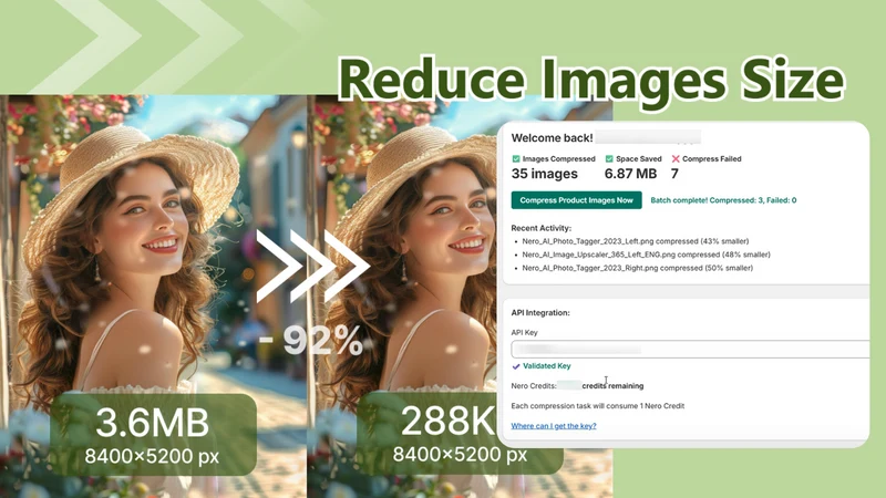 Nero AI Photo Optimizer