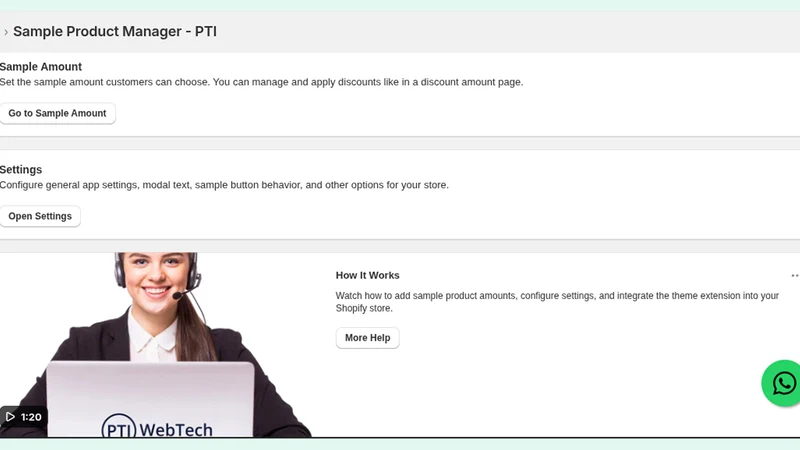 Sample Product Manager ‑ PTI