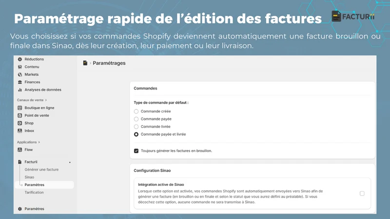 Facturii: Factur‑X et Compta