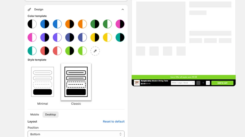 XB: Sticky Add To Cart Button