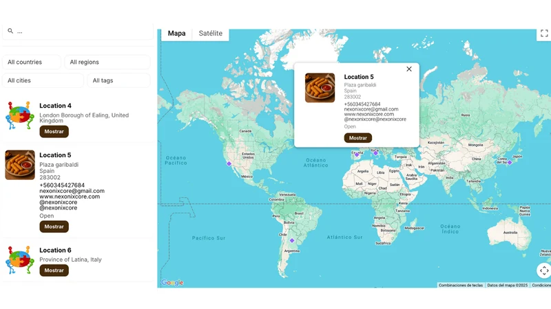 Multimaps store locator