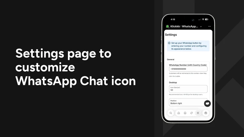 Klickkk : WhatsApp Chat