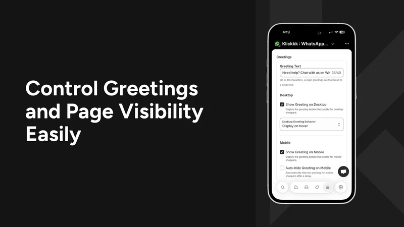 Klickkk : WhatsApp Chat