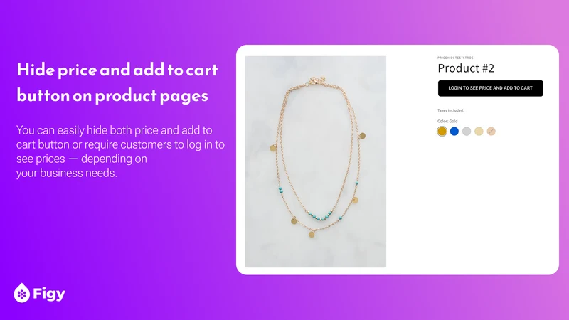 Hide Price and Add to Cart