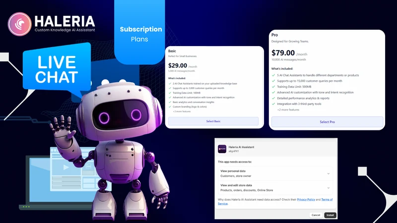 Haleria AI Sales and Support