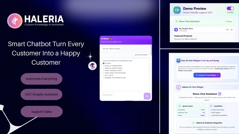 Haleria AI Sales and Support