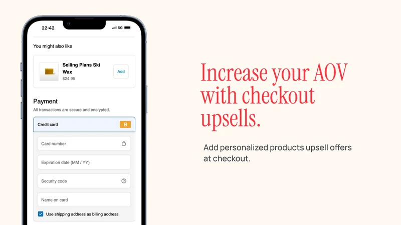 Arc: Order Editing & Upsell
