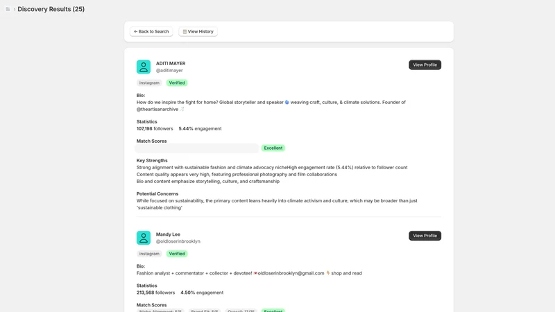 Hypebridge Influencer Finder